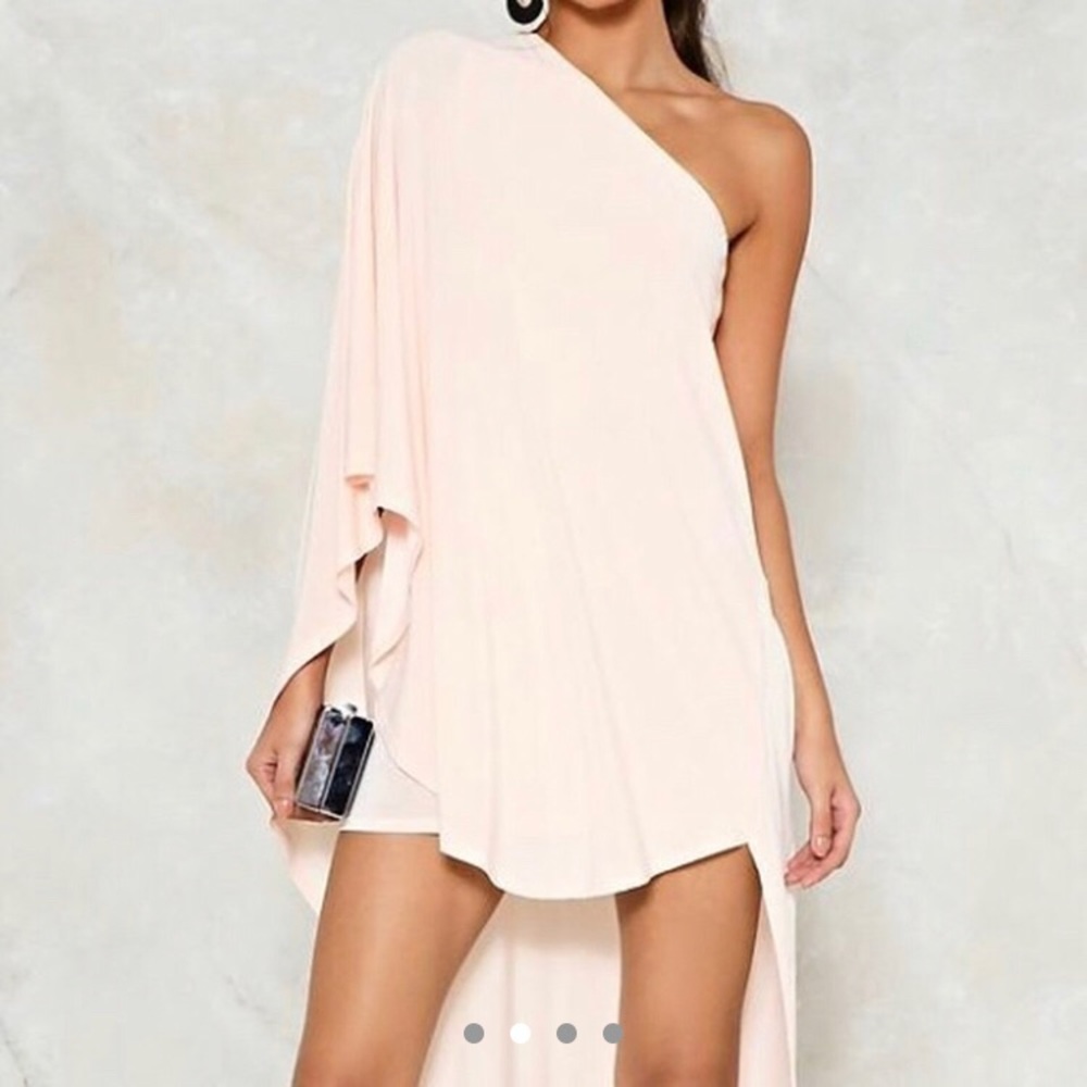 Beige superwoman layer dress